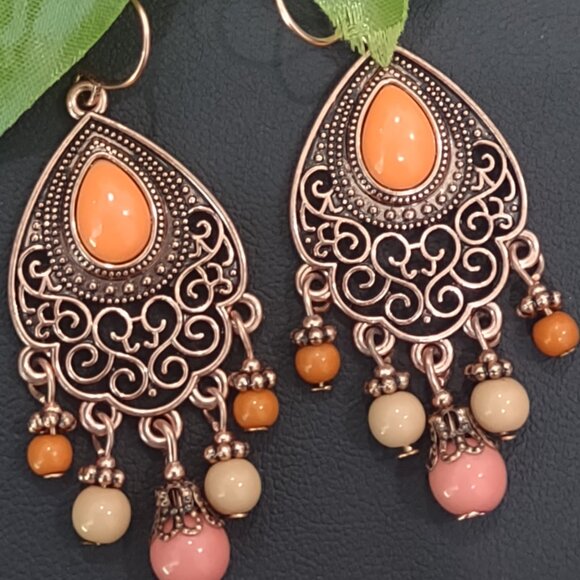 Bohemian Drop Earrings - Picture 4 of 5